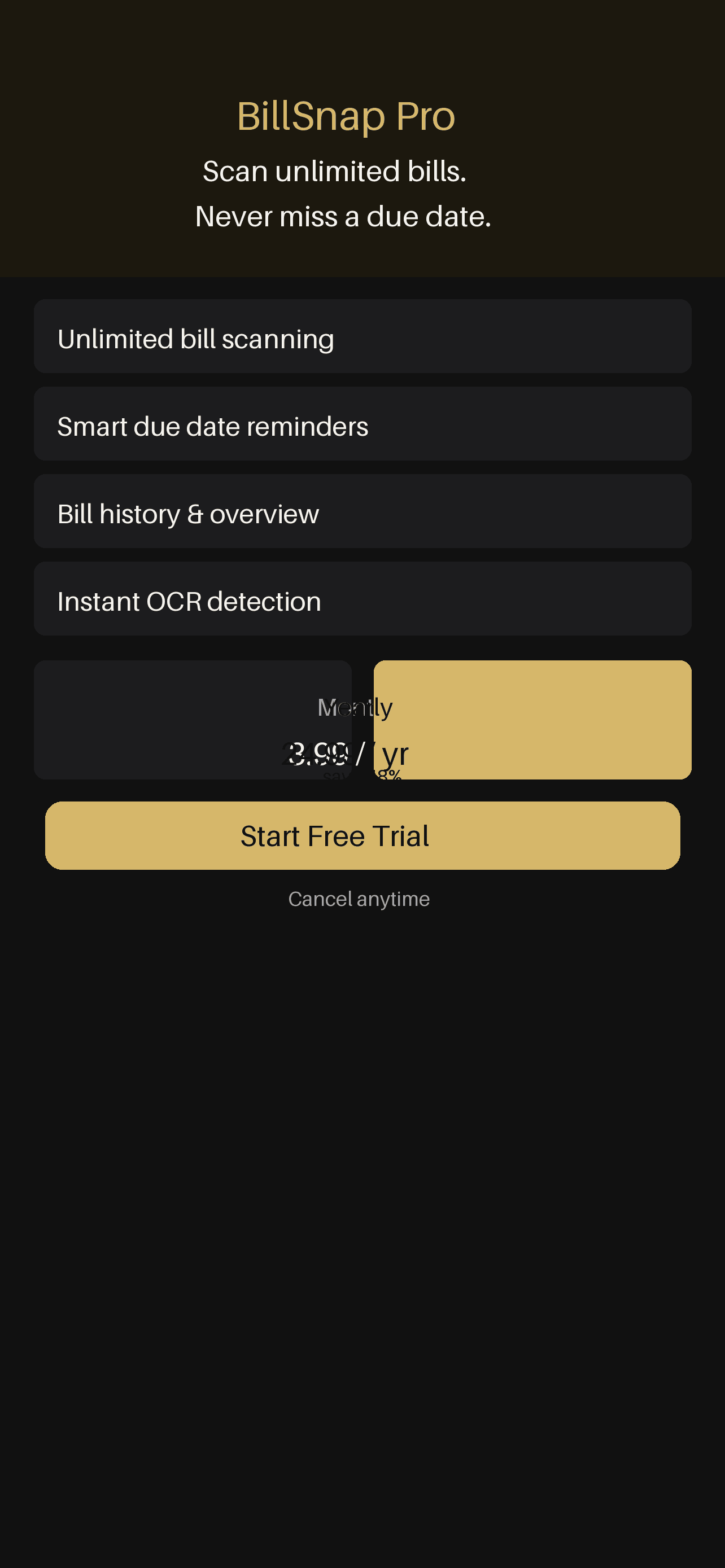 BillSnap Pro